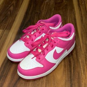 Nike Kids Fuchsia and White Sneakers